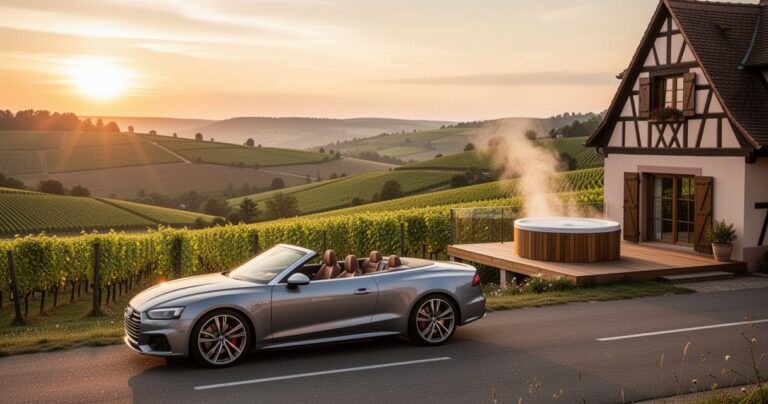 Entspannen im Elsass: Ferienwohnungen mit privatem Jacuzzi in den Weinbergen