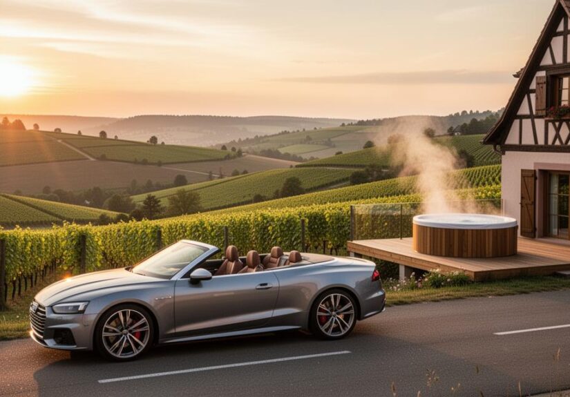 Entspannen im Elsass: Ferienwohnungen mit privatem Jacuzzi in den Weinbergen